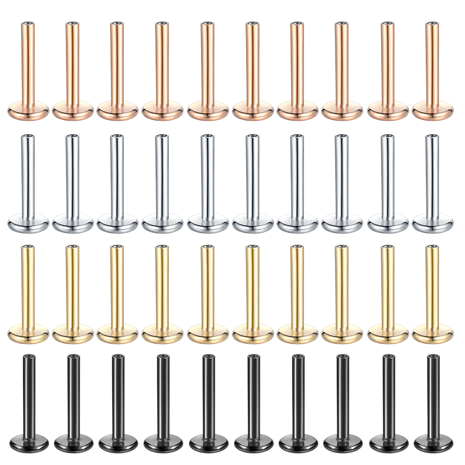 Body Jewelry Surgical Steel - 10 Stks/set Chirurgisch Staal Labret Lip