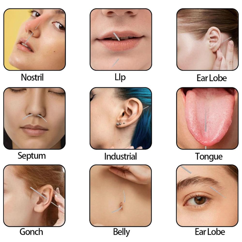 5-delige set piercingbal-grijp - Body Jewelry Replacement Ball recensie en prijs