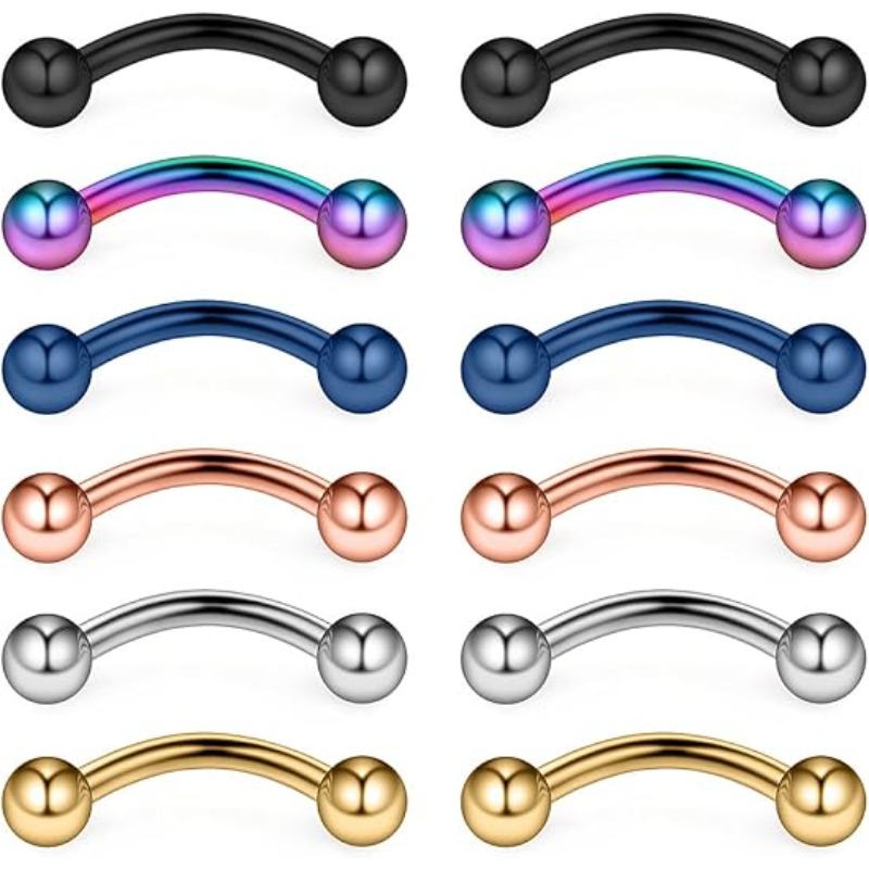 12 STUKS 16G Chirurgisch Staal - Body Jewelry Surgical Steel recensie en prijs