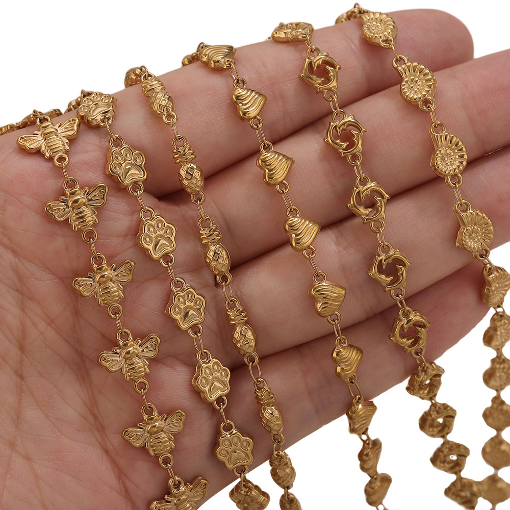 1M PVD Gouden RVS Hart Ster Bl - Body Jewelry For You recensie en prijs