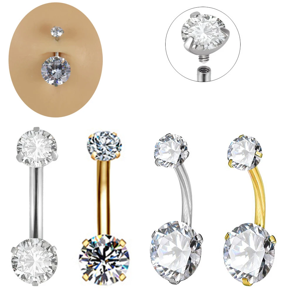 1PC 316L Chirurgisch Staal Nav - Body Jewelry Surgical Steel recensie en prijs