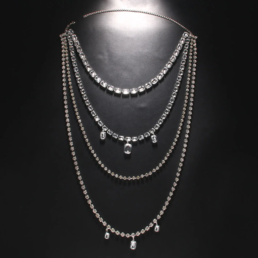 Glans Strass Lange Kwastje Rug - Body Jewelry Retainers recensie en prijs