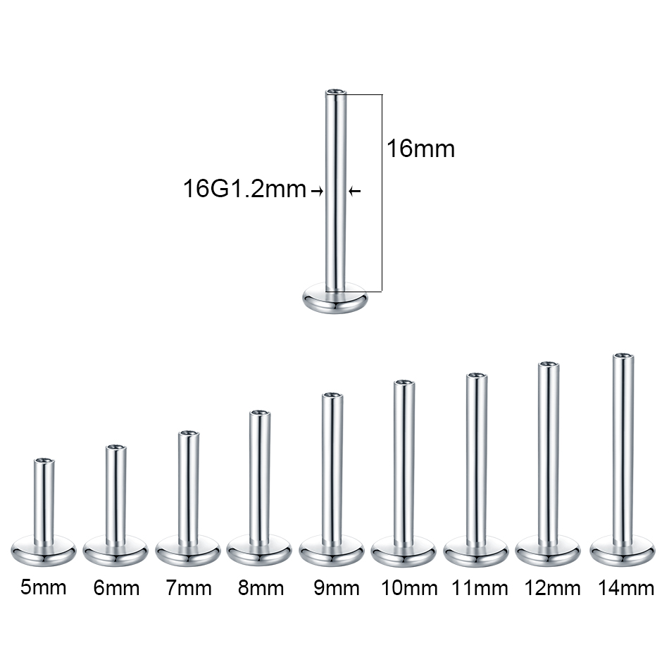 10 Stks/set Chirurgisch Staal  - Body Jewelry Surgical Steel recensie en prijs